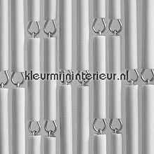 Wit verspringend rideaux de porte pvc lamel 